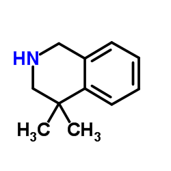 4,4-二甲基-1,2,3,4-四氢异喹啉结构式