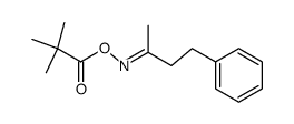 benzylacetone O-pivaloyloxime Structure