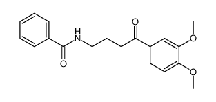 N-[4-(3,4-dimethoxyphenyl)-4-oxobutyl]benzamide结构式