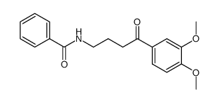 N-[4-(3,4-dimethoxyphenyl)-4-oxobutyl]benzamide Structure