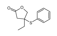 4-ethyl-4-phenylsulfanyloxolan-2-one Structure