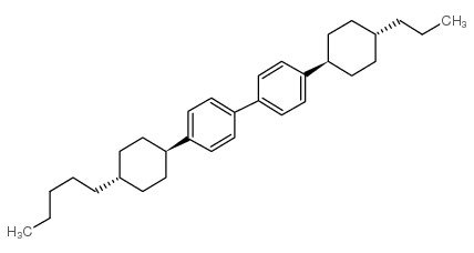 1-(4-pentylcyclohexyl)-4-[4-(4-propylcyclohexyl)phenyl]benzene structure