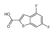 4,6-difluoro-1-benzothiophene-2-carboxylic acid Structure