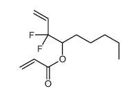 3,3-difluoronon-1-en-4-yl prop-2-enoate结构式