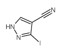 3-Iodo-1H-pyrazole-4-carbonitrile structure