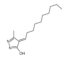 4-decylidene-3-methyl-1H-pyrazol-5-one结构式