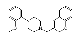 1-(2H-chromen-3-ylmethyl)-4-(2-methoxyphenyl)piperazine Structure
