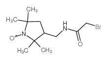 3-(2-Bromoacetamidomethyl)-PROXYL3-(2-Bromoacetamidomethyl)-2,2,5,5-tetramethyl-1-pyrrolidinoxy Structure