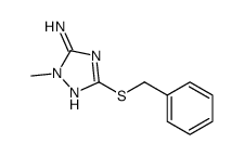 5-benzylsulfanyl-2-methyl-1,2,4-triazol-3-amine结构式
