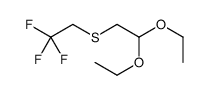 2-[(2,2-diethoxyethyl)thio]-1,1,1-trifluoroethane structure