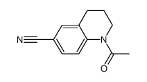 1-乙酰基-1,2,3,4-四氢喹啉-6-甲腈结构式