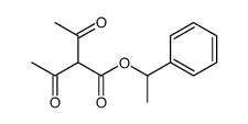 1-phenylethyl 2-acetylacetoacetate structure