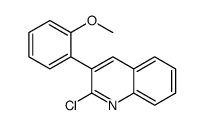2-chloro-3-(2-methoxyphenyl)quinoline结构式