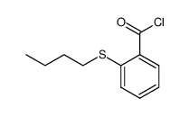 2-butylsulfanyl-benzoyl chloride Structure