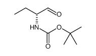 Carbamic acid, N-[(1R)-1-formylpropyl]-, 1,1-dimethylethyl ester Structure