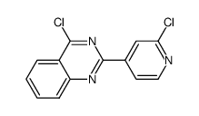 4-chloro-2-(2-chloro-pyridin-4-yl)-quinazoline Structure
