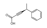 (S)-(+)-4-phenylpent-2-ynoic acid结构式
