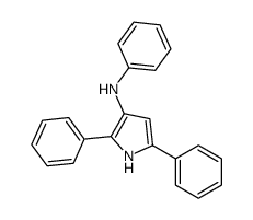N,2,5-triphenyl-1H-pyrrol-3-amine结构式
