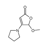 5-methoxy-4-(pyrrolidin-1-yl)furan-2(5H)-one Structure
