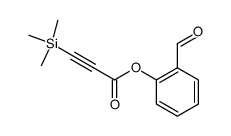 2-formylphenyl 3-trimethylsilylpropiolate结构式