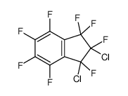 1,2-dichloro-1,2,3,3,4,5,6,7-octafluoroindene结构式