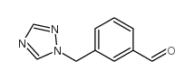 3-(1H-1,2,4-TRIAZOL-1-YLMETHYL)BENZALDEHYDE structure