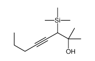 2-methyl-3-trimethylsilyloct-4-yn-2-ol结构式