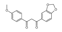 1-(1,3-benzodioxol-5-yl)-3-(4-methoxyphenyl)propane-1,3-dione Structure