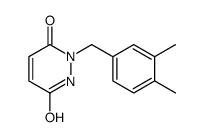 2-[(3,4-dimethylphenyl)methyl]-1H-pyridazine-3,6-dione结构式