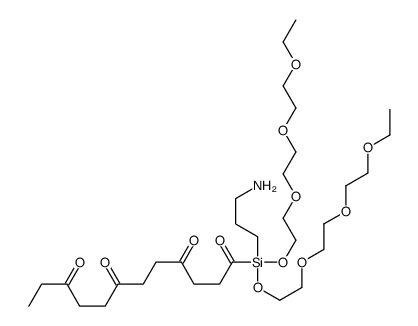 13,13-bis[2-[2-(2-ethoxyethoxy)ethoxy]ethoxy]-3,6,9,12-tetraoxo-13-silahexadecan-16-amine Structure