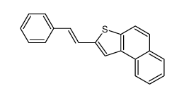 2-(2-phenylethenyl)benzo[e][1]benzothiole结构式