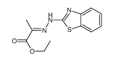 ethyl 2-(1,3-benzothiazol-2-ylhydrazinylidene)propanoate Structure