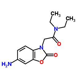 2-(6-Amino-2-oxo-1,3-benzoxazol-3(2H)-yl)-N,N-diethylacetamide Structure