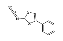 2-azido-4-phenyl-1,3-dithiole结构式