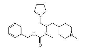 1-PYRROLIDIN-2-(N-CBZ-N-METHYL)AMINO-3-(4'-N-METHYL)PIPERIDINE-PROPANE Structure