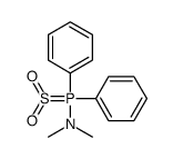 N-[diphenyl(sulfonyl)-λ5-phosphanyl]-N-methylmethanamine结构式