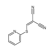 2-(pyridin-2-ylsulfanylmethylidene)propanedinitrile Structure
