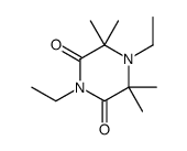 1,4-diethyl-3,3,5,5-tetramethylpiperazine-2,6-dione结构式