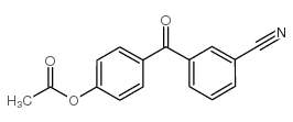 4-ACETOXY-3'-CYANOBENZOPHENONE结构式