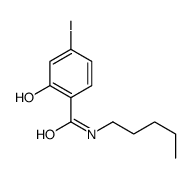 2-hydroxy-4-iodo-N-pentylbenzamide Structure