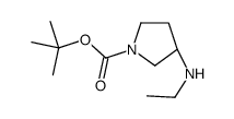 (3S)-3-(丙基氨基)吡咯烷-1-甲酸叔丁酯结构式