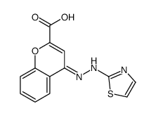 4-(1,3-thiazol-2-ylhydrazinylidene)chromene-2-carboxylic acid Structure