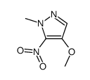 4-methoxy-1-methyl-5-nitropyrazole Structure