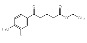 ETHYL 5-(3-FLUORO-4-METHYLPHENYL)-5-OXOVALERATE picture