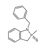 1-benzyl-2-methyl-2,3-dihydro-1H-1,2-benzazaphosphole 2-sulfide Structure