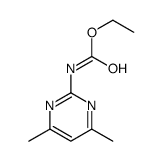 ethyl N-(4,6-dimethylpyrimidin-2-yl)carbamate结构式