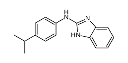 N-(4-propan-2-ylphenyl)-1H-benzimidazol-2-amine Structure