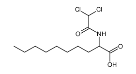 N-Dichloracetyl-DL-2-amino-decansaeure Structure