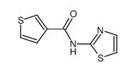 thiophene-3-carboxylic acid thiazol-2-ylamide Structure