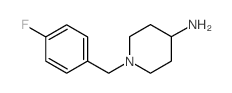 1-(4-氟苄基)哌啶-4-胺结构式
